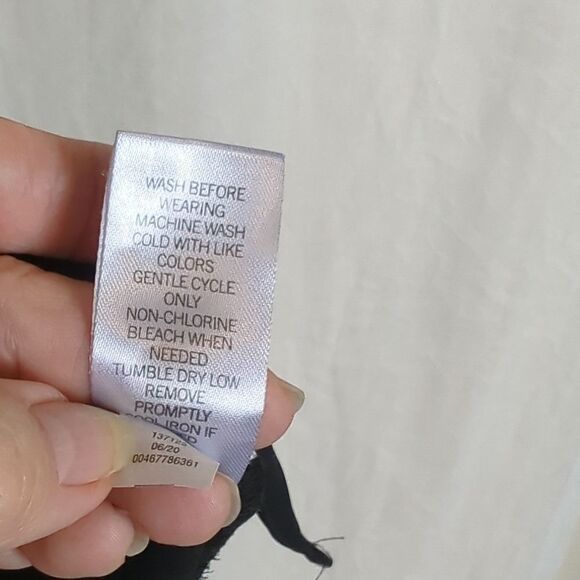 Black Blouse Size 1X EVRI - Picture 7 of 7